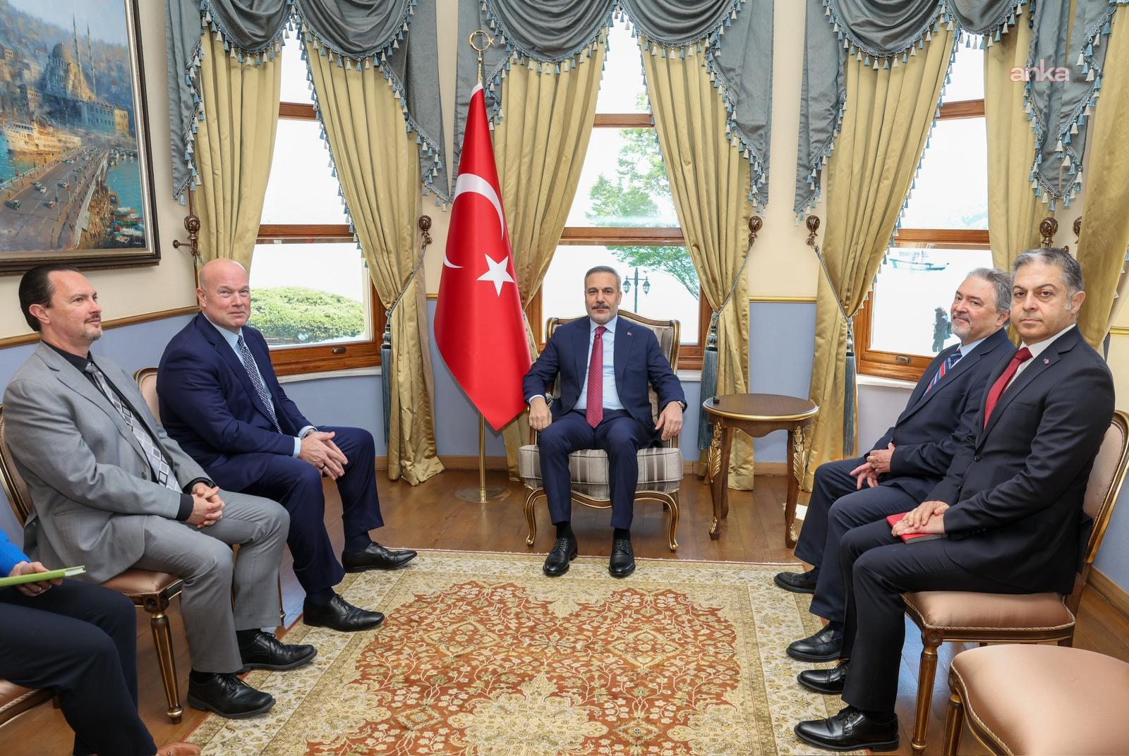 Bakan Fidan, ABD’nin NATO Daimi Temsilcisi Whitaker’ı İstanbul’da kabul etti
