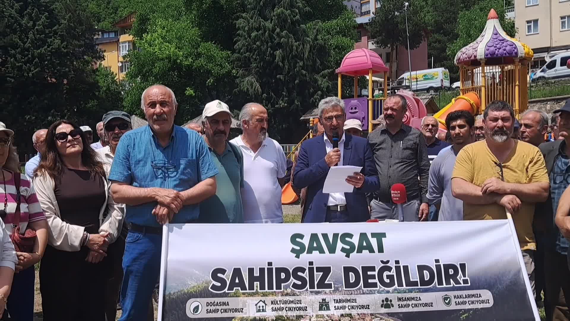 Artvin’de yüksek yoğunluklu konut projesine tepki