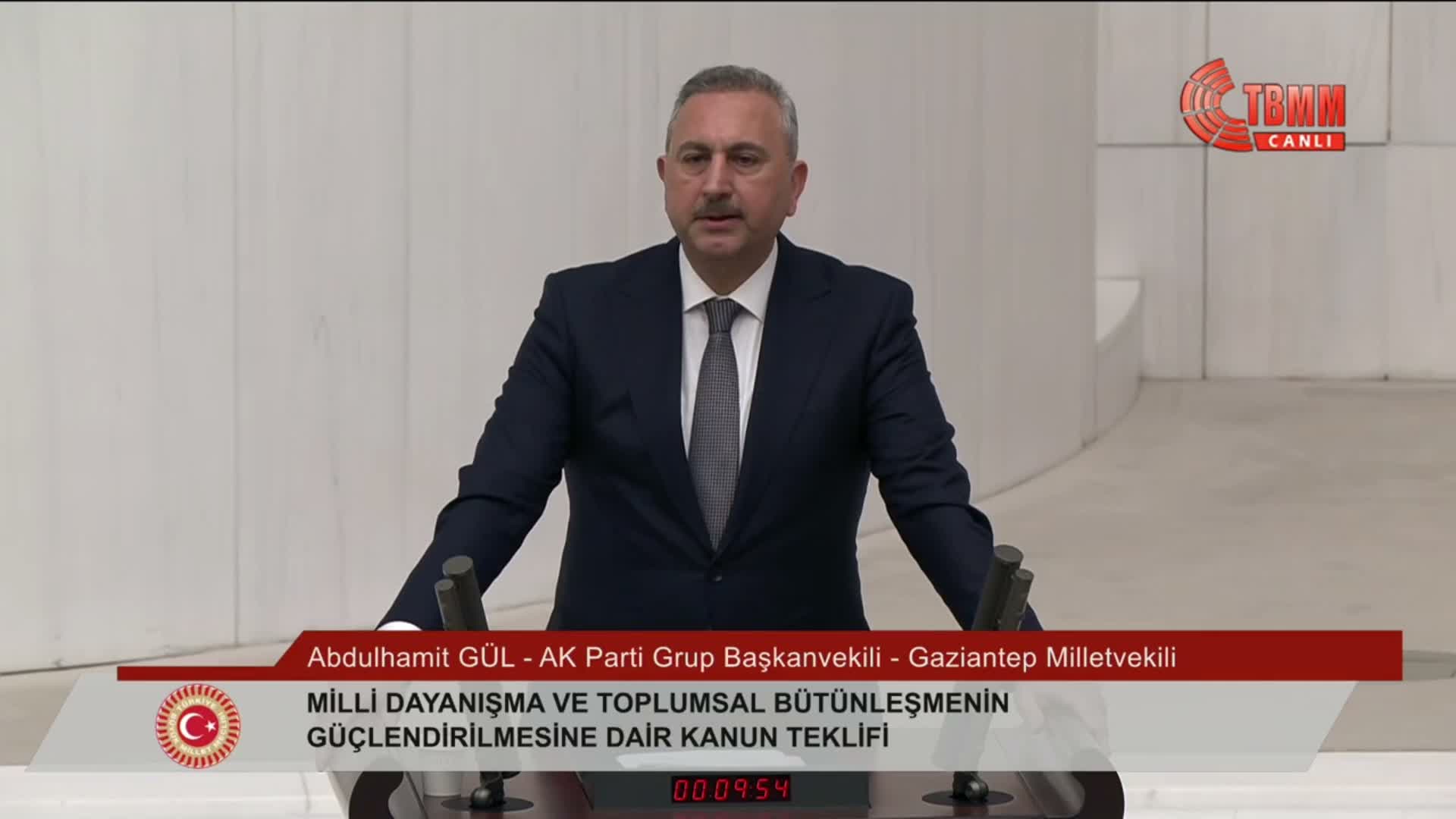 “Çerçeve Yasa” teklifi TBMM Genel Kurulu’nda... AK Partili Gül: "Çocuklar, gençler, Diyarbakır Anneleri, Cumartesi Anneleri, Barış Anneleri kazanacak"