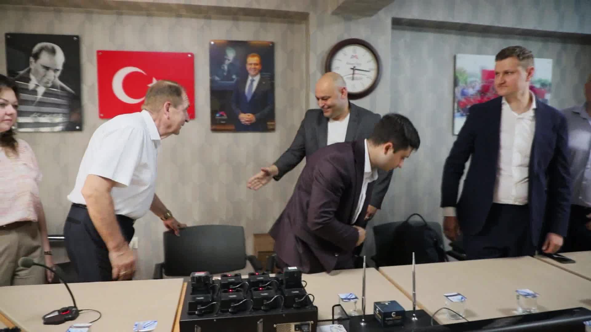 Akkuyu NGS Rus Heyetinden Mersin Büyükşehir İtfaiyesi’ne Ziyaret