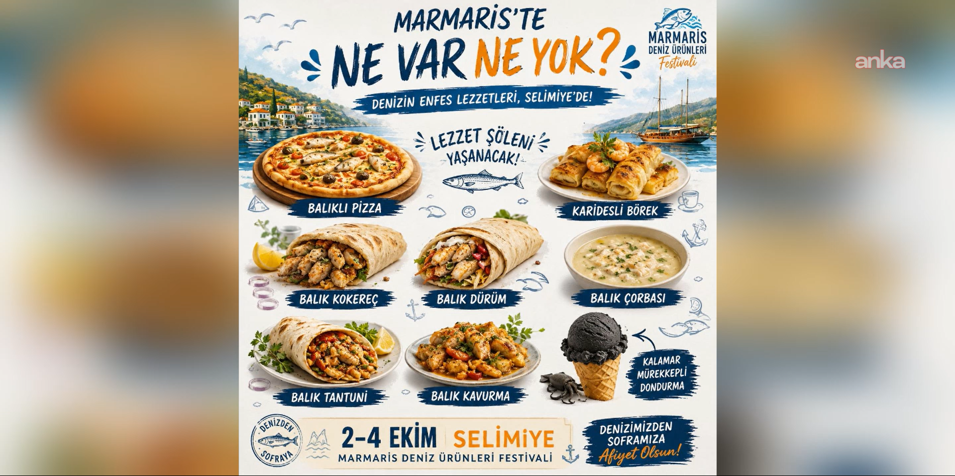 Marmaris Deniz Ürünleri Festivali'nde lezzet şöleni yaşanacak