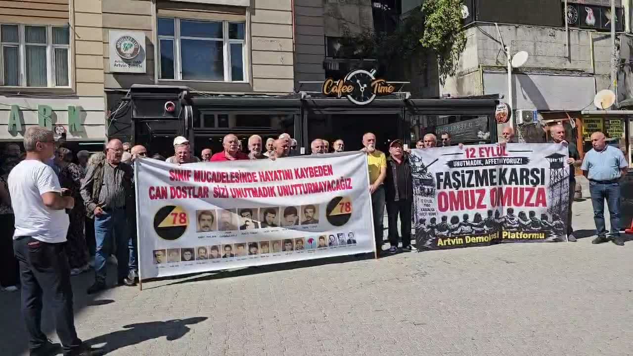 Artvin’de 12 Eylül’ün 46. yılında eşitlik, özgürlük ve demokrasi vurgusu