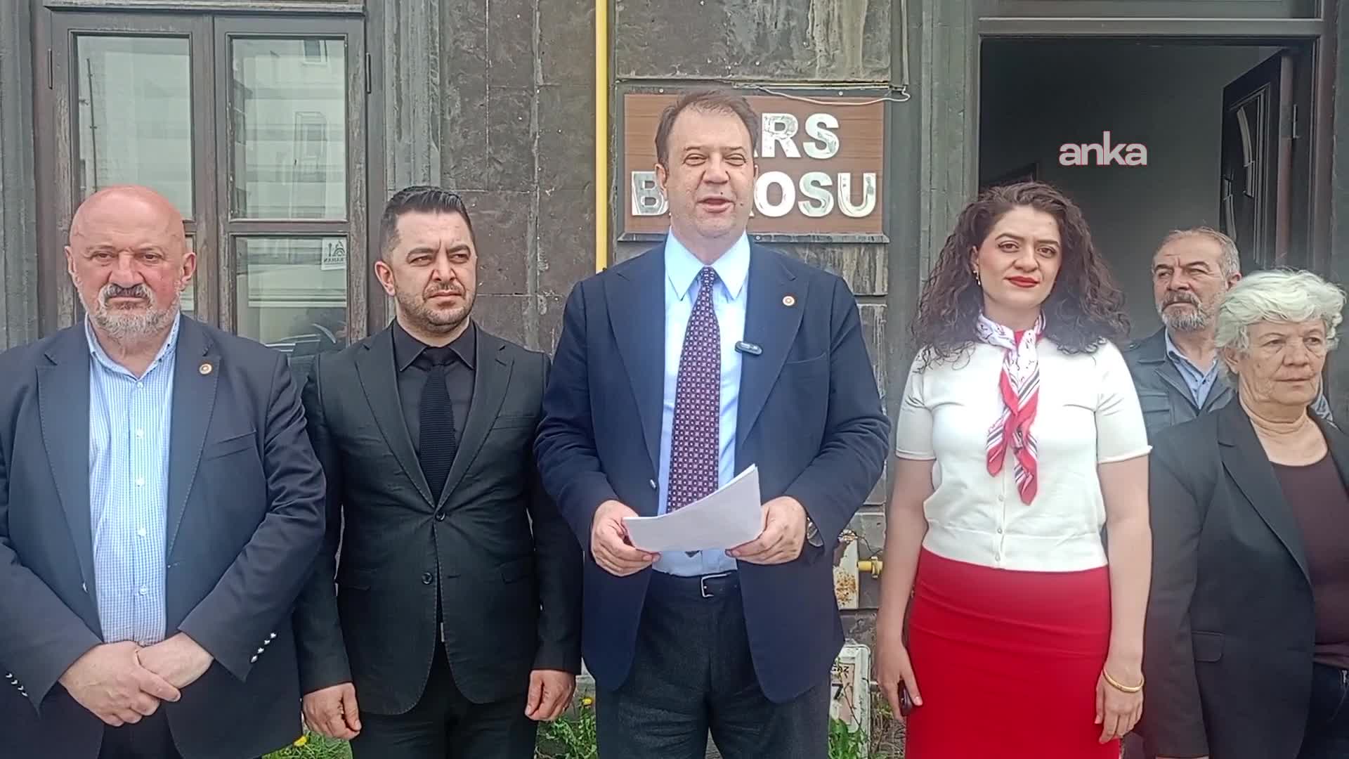 CHP heyeti Kars’ta sahada... Kars Milletvekili Alp'ten Bakan Gürlek'e: "Avukatların adli yardım alacaklarını ödeyin"