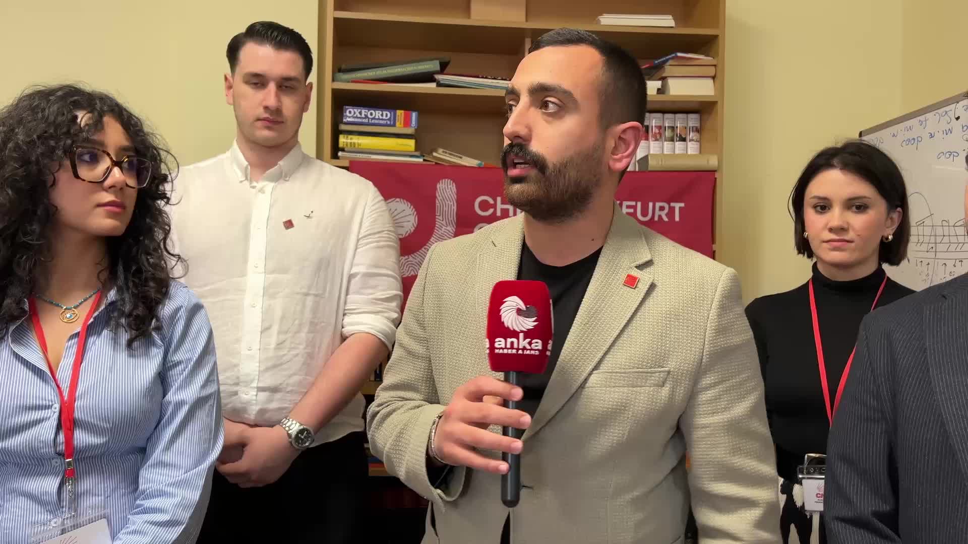 CHP Almanya Federasyonu Gençlik Kolları’ndan dayanışma mesajı
