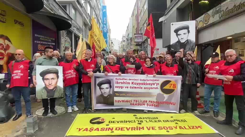 Devrimci 78’liler Derneği Samsun Şubesi: İbrahim Kaypakkaya onurumuzdur