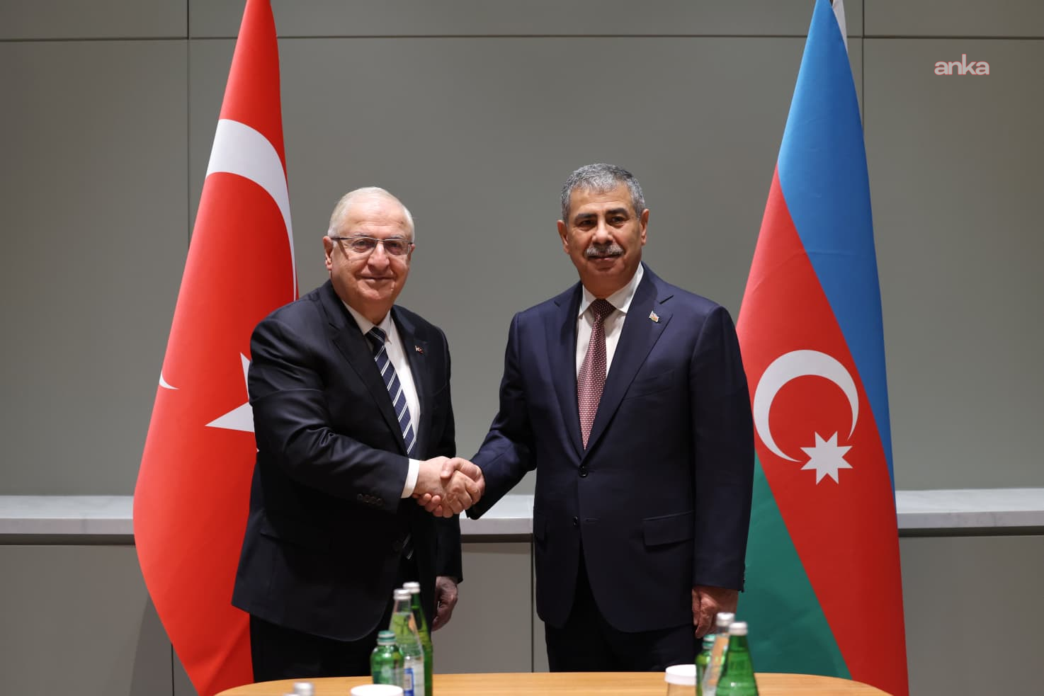 Milli Savunma Bakanı Güler, Azerbaycan Savunma Bakanı Orgeneral Hasanov ile görüştü