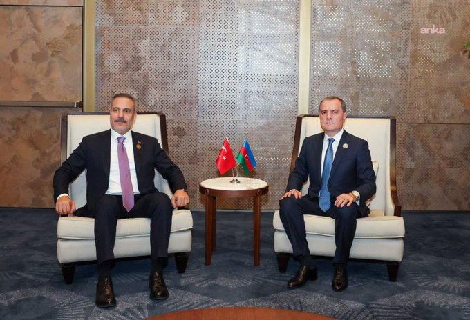 Dışişleri Bakanı Fidan, Azerbaycan Cumhuriyeti Dışişleri Bakanı Bayramov ile görüştü