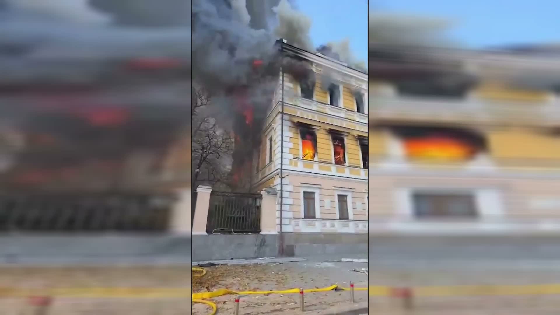 Ukrayna Cumhurbaşkanı Zelenskiy: "Rusya, Ukrayna Ulusal Bilimler Akademisi binasını vurdu"