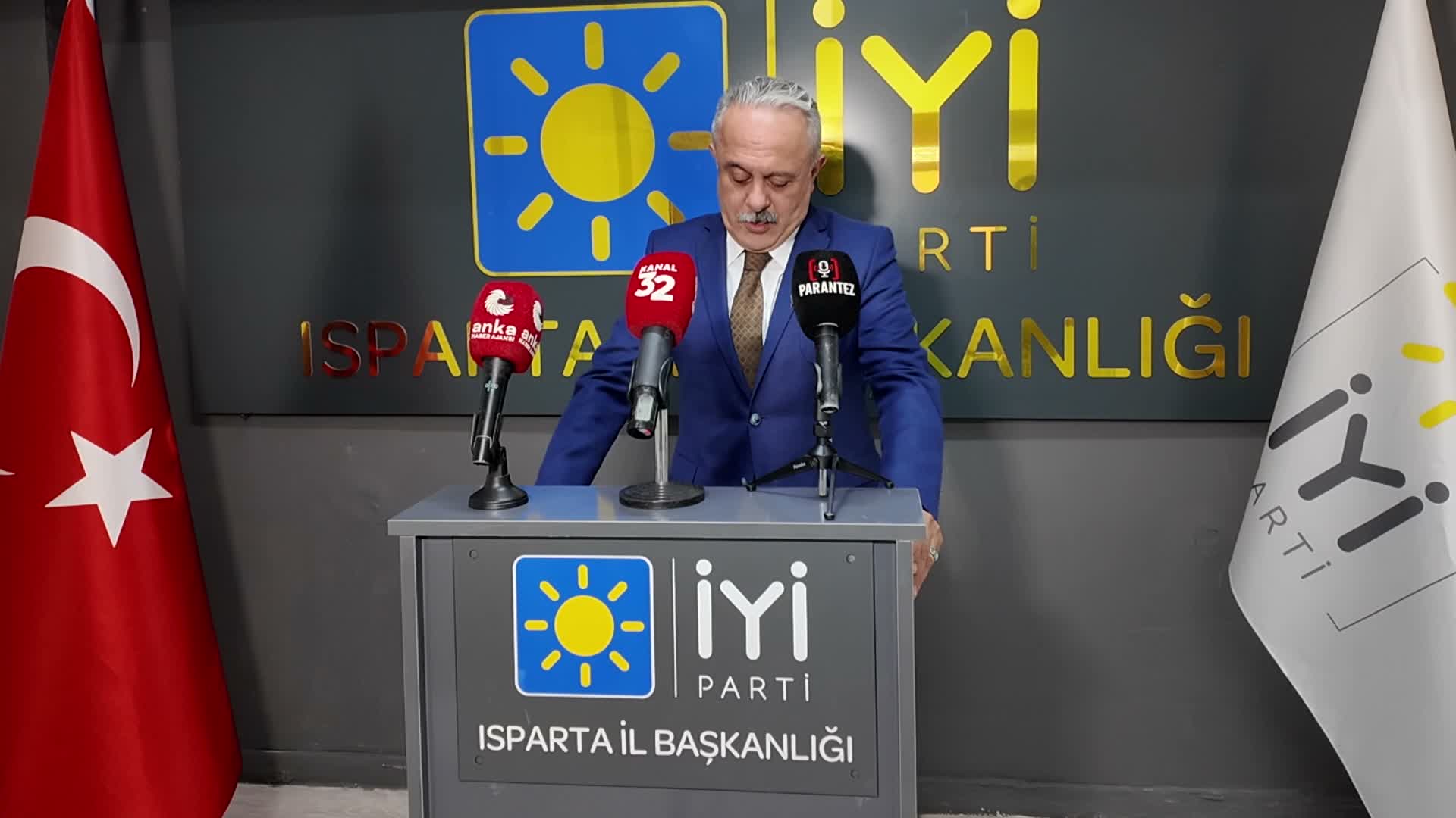 İYİ Parti Isparta Basın Sözcüsü Baş, "tarımdaki yapısal sorunların çözümü için ISPARTARIM projesini açıkladı