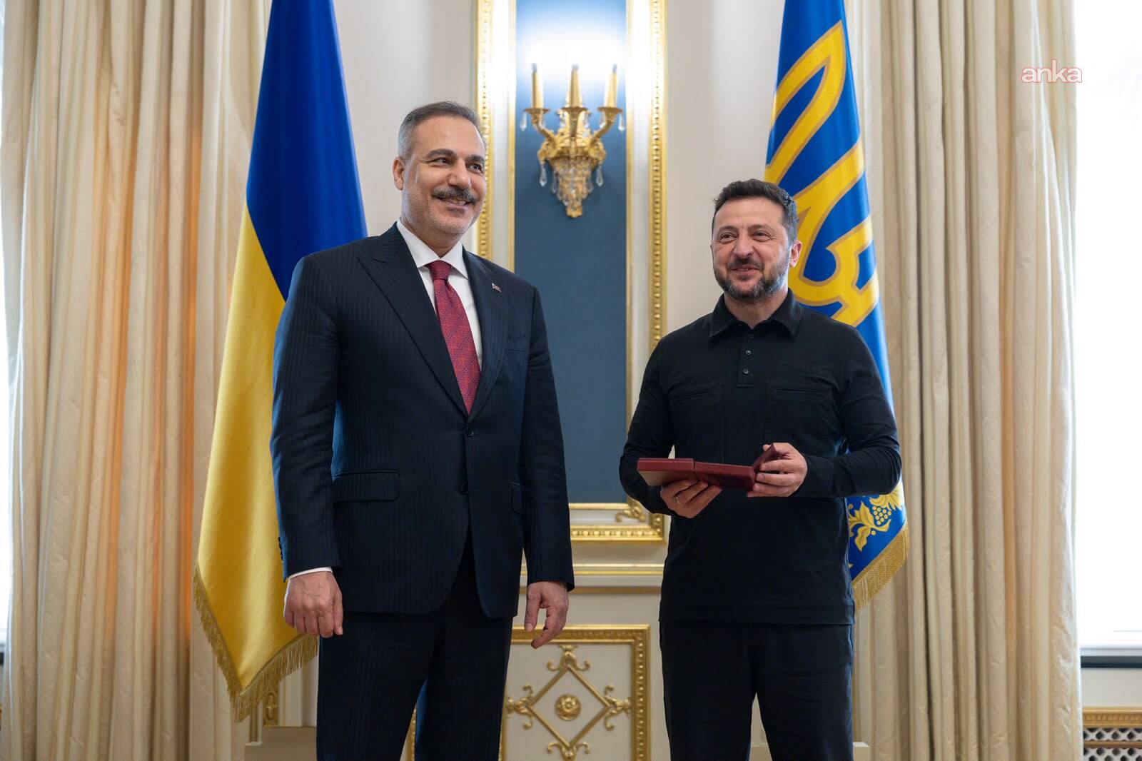 Bakan Fidan, Kiev’de Zelenskiy ile görüştü