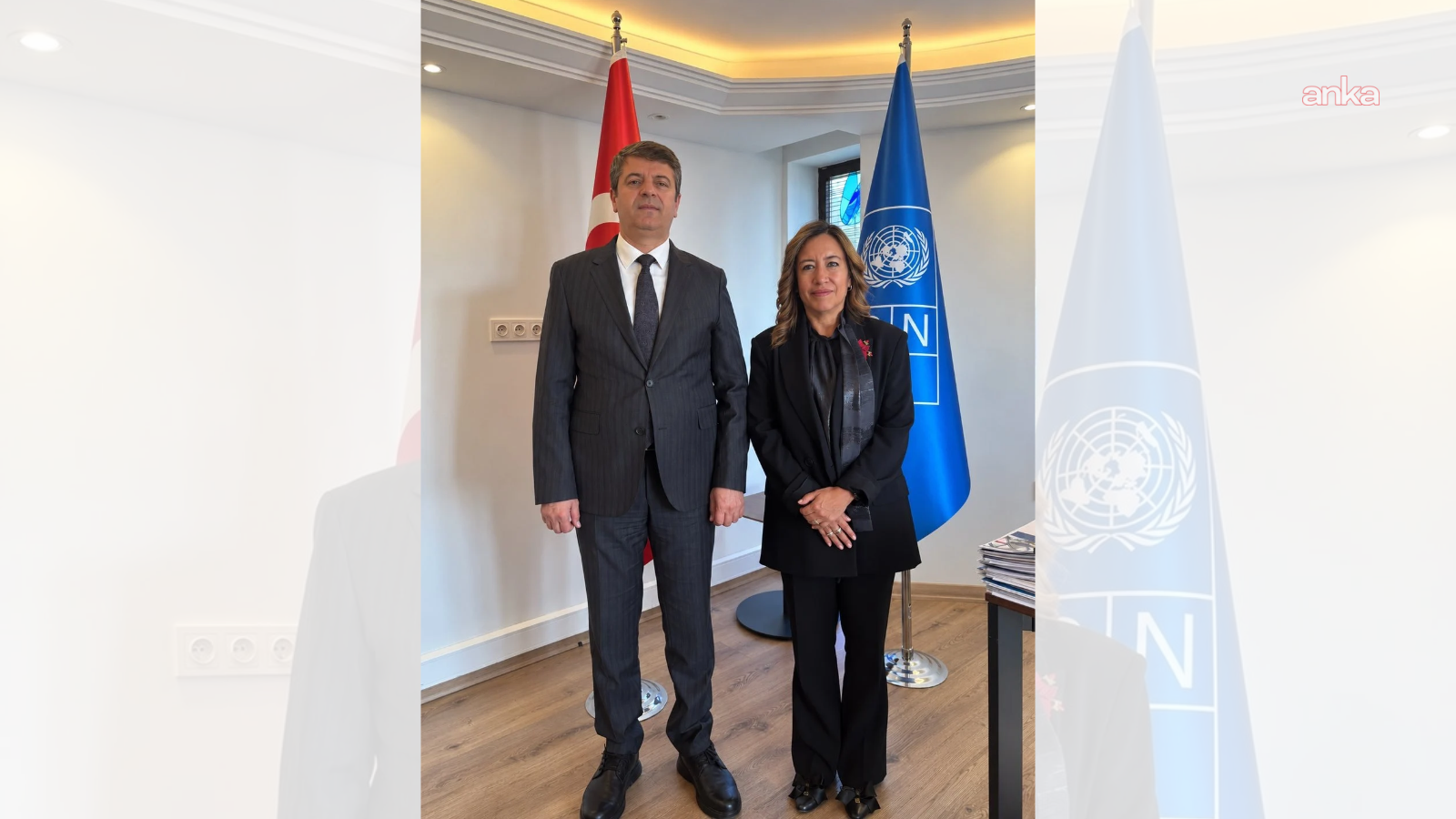 Abdurrahman Tutdere'den UNDP Türkiye Mukim Temsilcisi Monica Merino’ya ziyaret