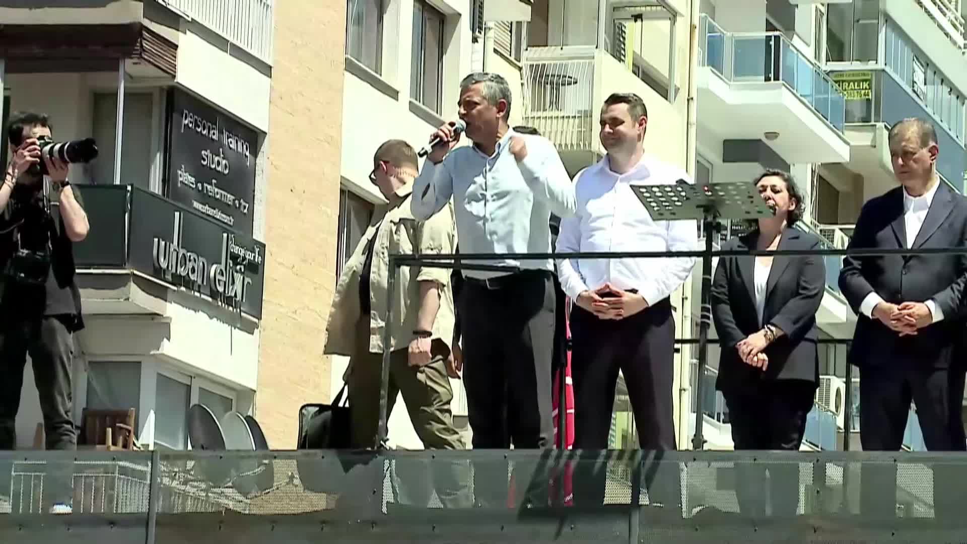 Özgür Özel İzmir'de... Özel: "Sana meydan okuyorum Erdoğan, biz kazanacağız"