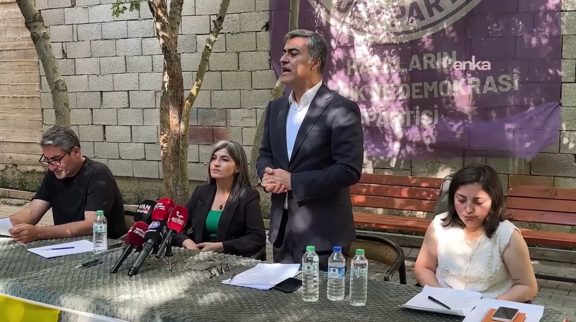 Abdullah Zeydan: Halkımız, yüzde 200'e varan bir su zammıyla karşı karşıya