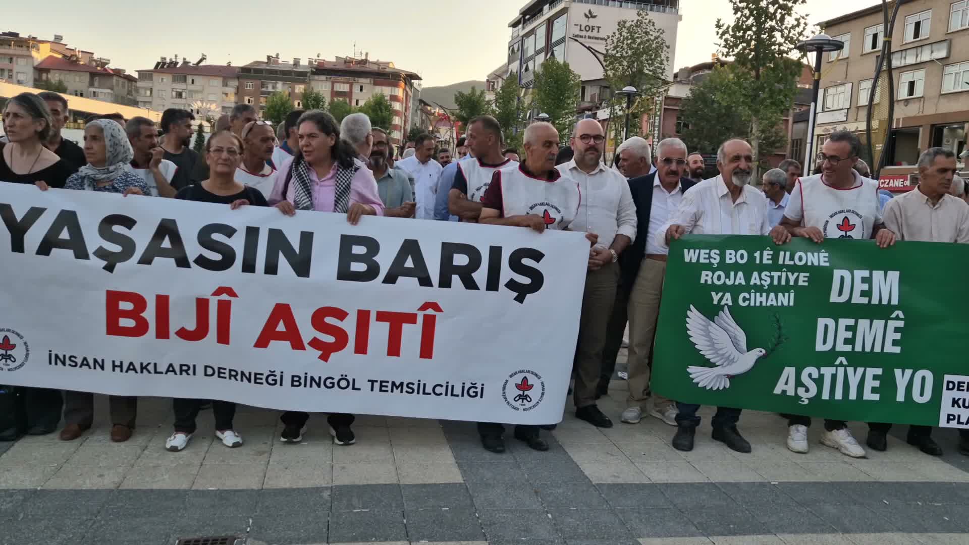 Bingöl'de 1 Eylül Dünya Barış Günü açıklaması