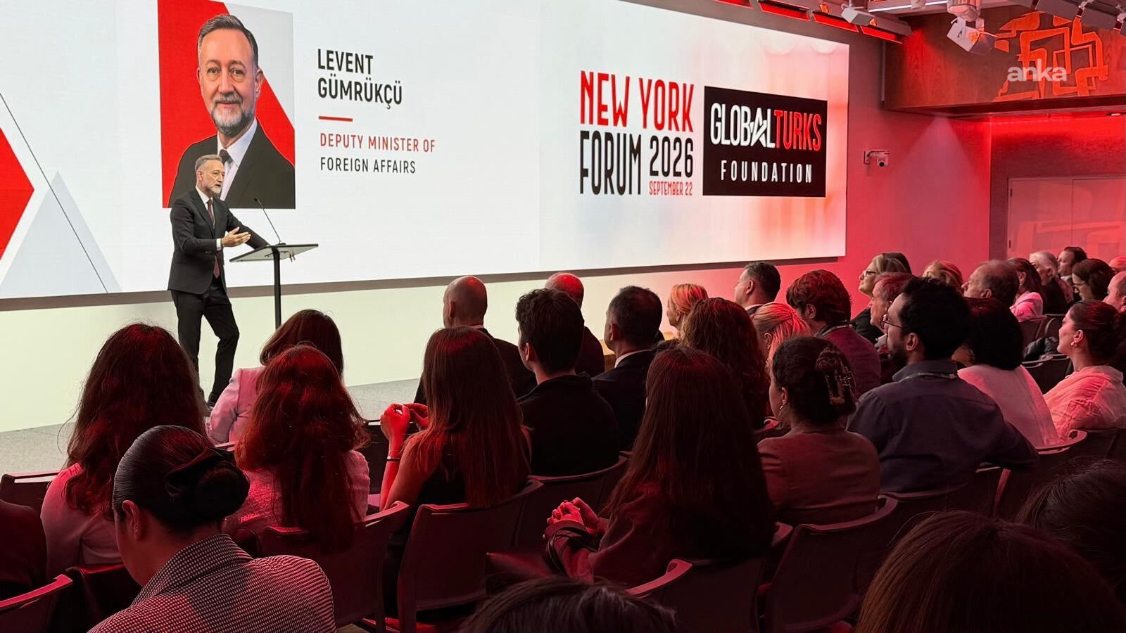 Dışişleri Bakan Yardımcısı Gümrükçü, New York’ta Türk iş insanlarıyla buluştu