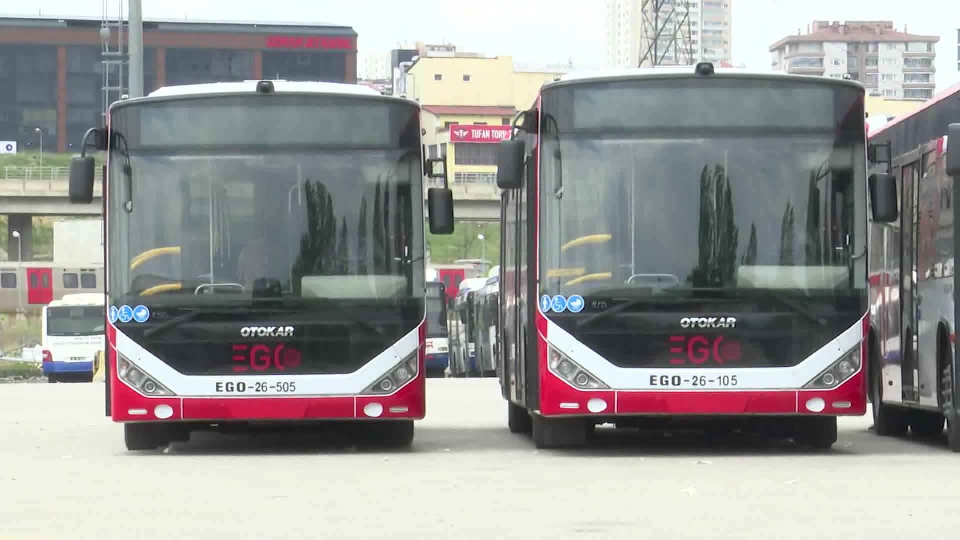 EGO Genel Müdürlüğü filosuna 10 yeni araç katıldı