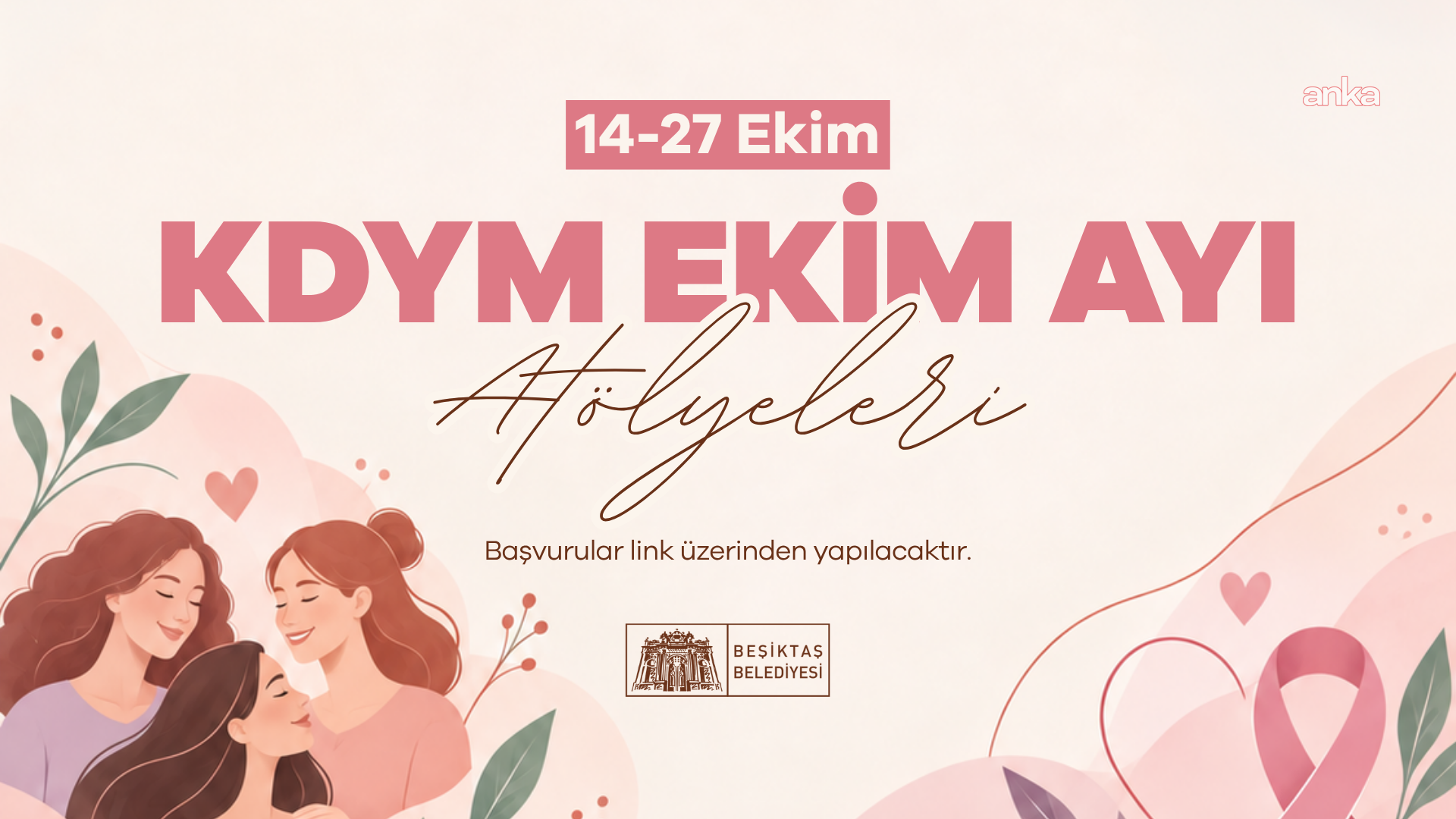 Beşiktaş Belediyesi Kadın Dayanışma ve Yaşam Merkezi'nin ekim ayı atölyeleri devam ediyor