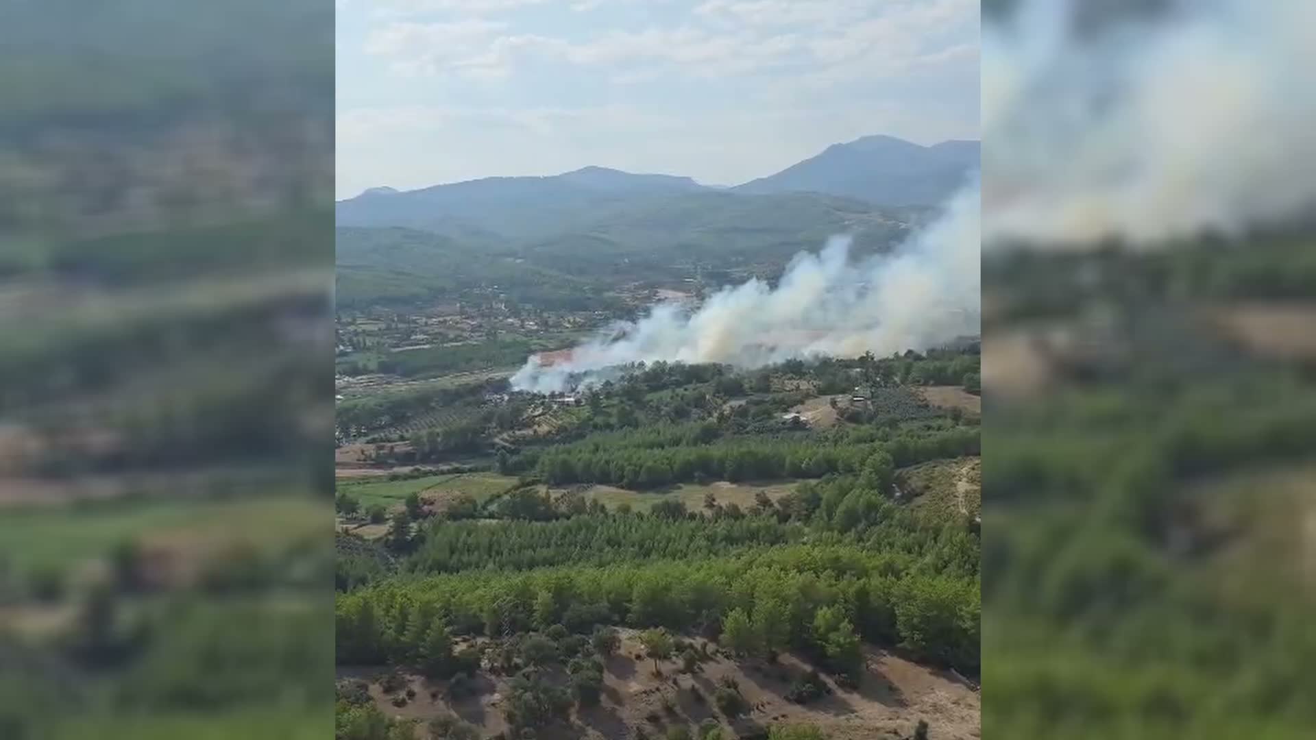 Seydikemer’de orman yangını çıktı