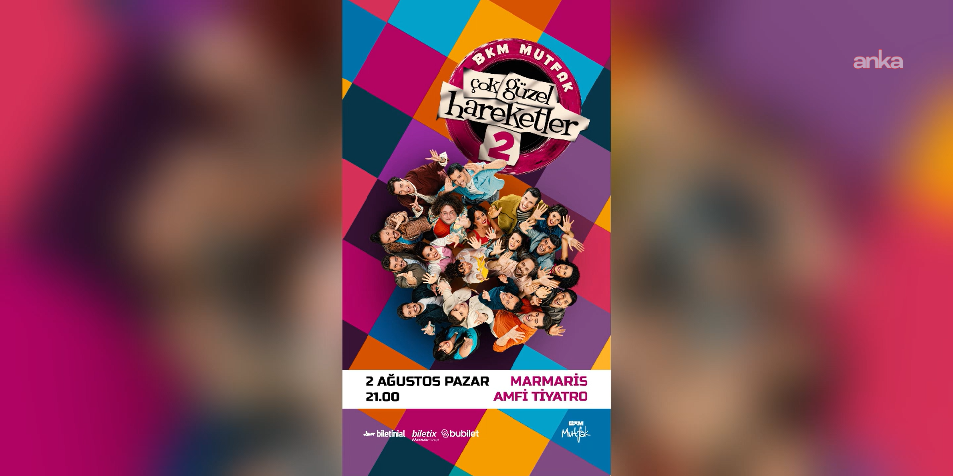 Marmaris Amfi Tiyatro'da yaz boyunca sanat rüzgarı esecek