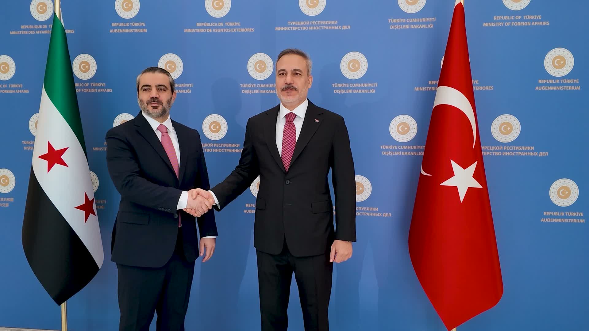 Bakan Fidan, Suriyeli mevkidaşı Şeybani ile bir araya geldi