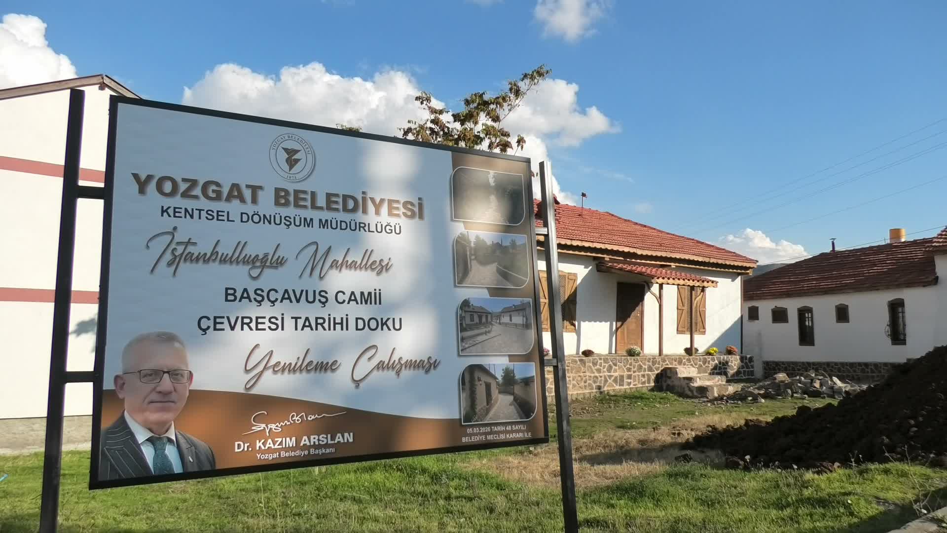 Yozgat’ta belediye eski sokakları aslına uygun yenilemeye başladı