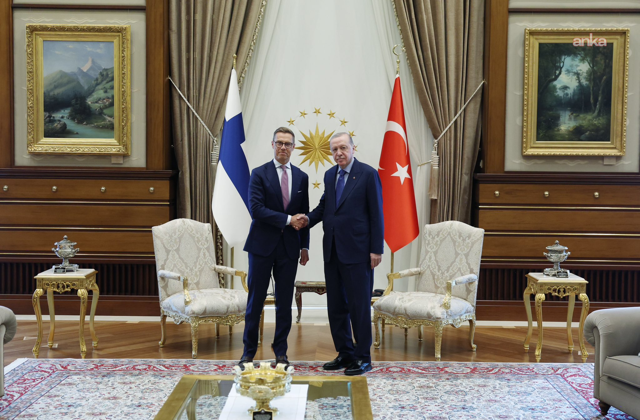 36. NATO Zirvesi: Erdoğan, Finlandiya Cumhurbaşkanı Stubb ile görüştü