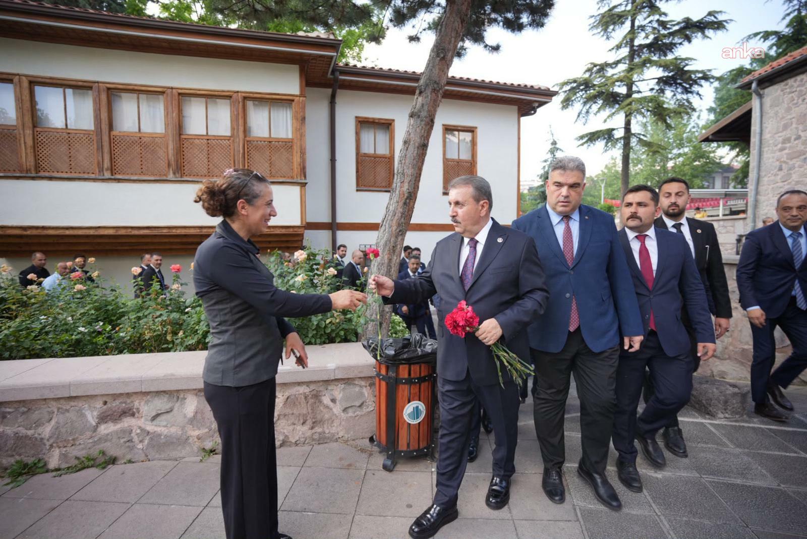 BBP kurultayı sonrası Destici’den Taceddin Dergahı’na ziyaret