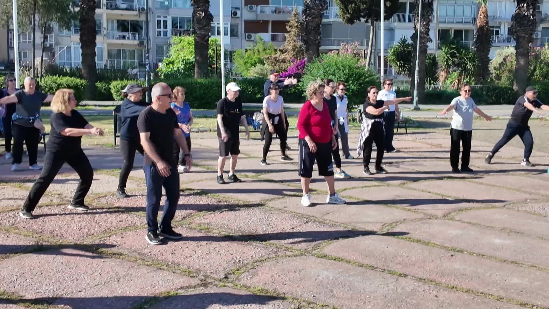 Konaklılar açık havada sporu çok sevdi