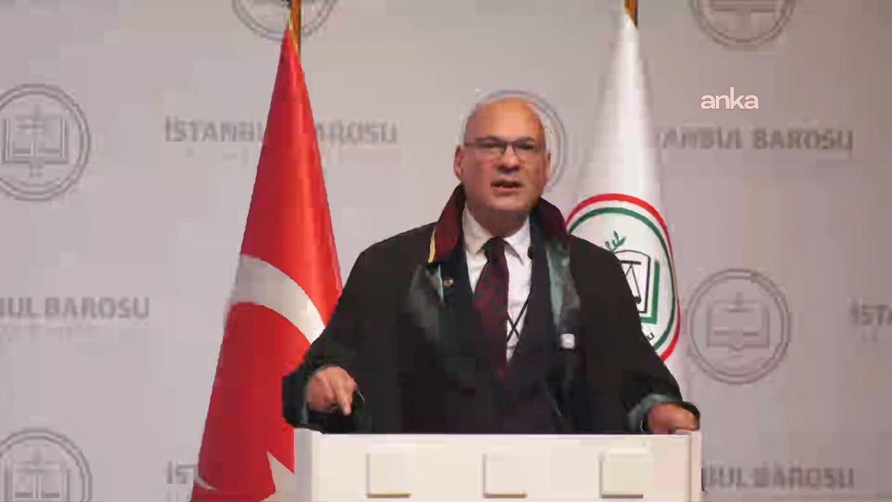 Kanadoğlu'nun baro genel kurulu konuşması hakkında soruşturma... 79 barodan ortak açıklama: Derin bir kaygıyla karşılıyoruz
