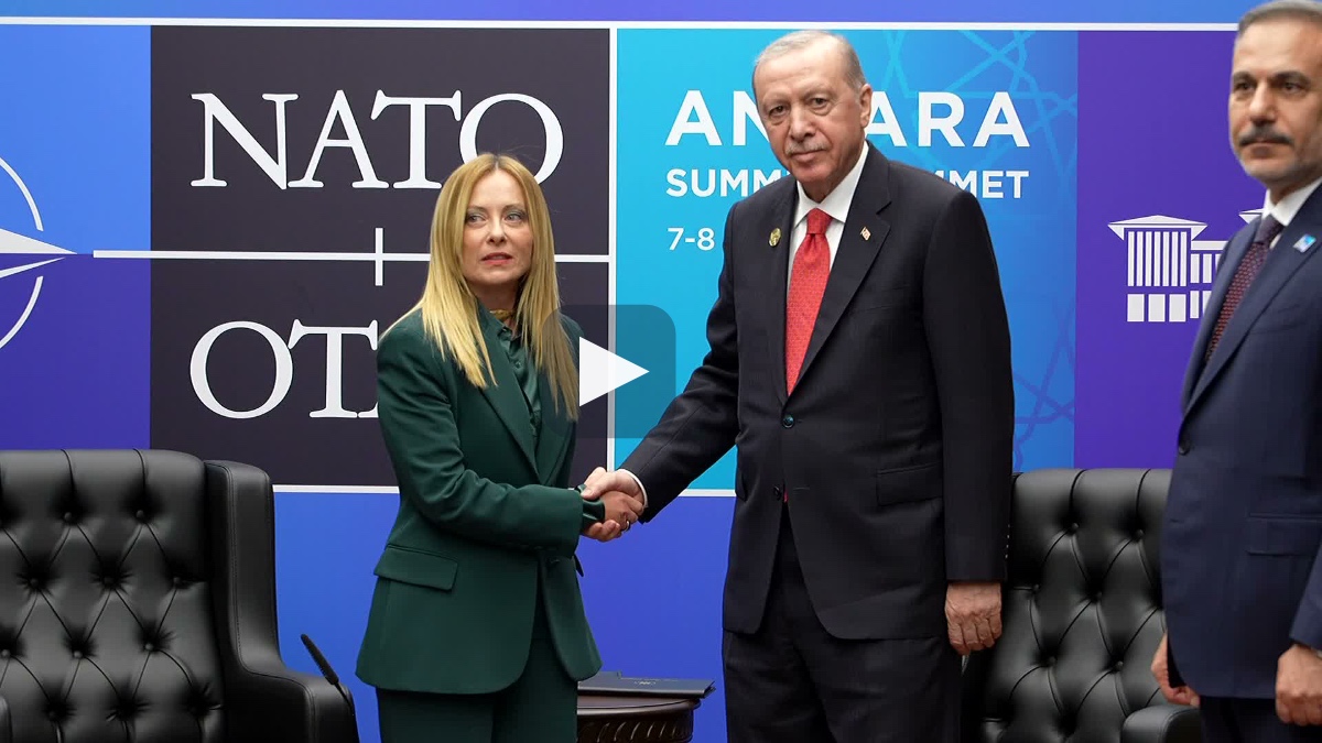 Cumhurbaşkanı Erdoğan, İtalya Başbakanı Meloni ile görüştü