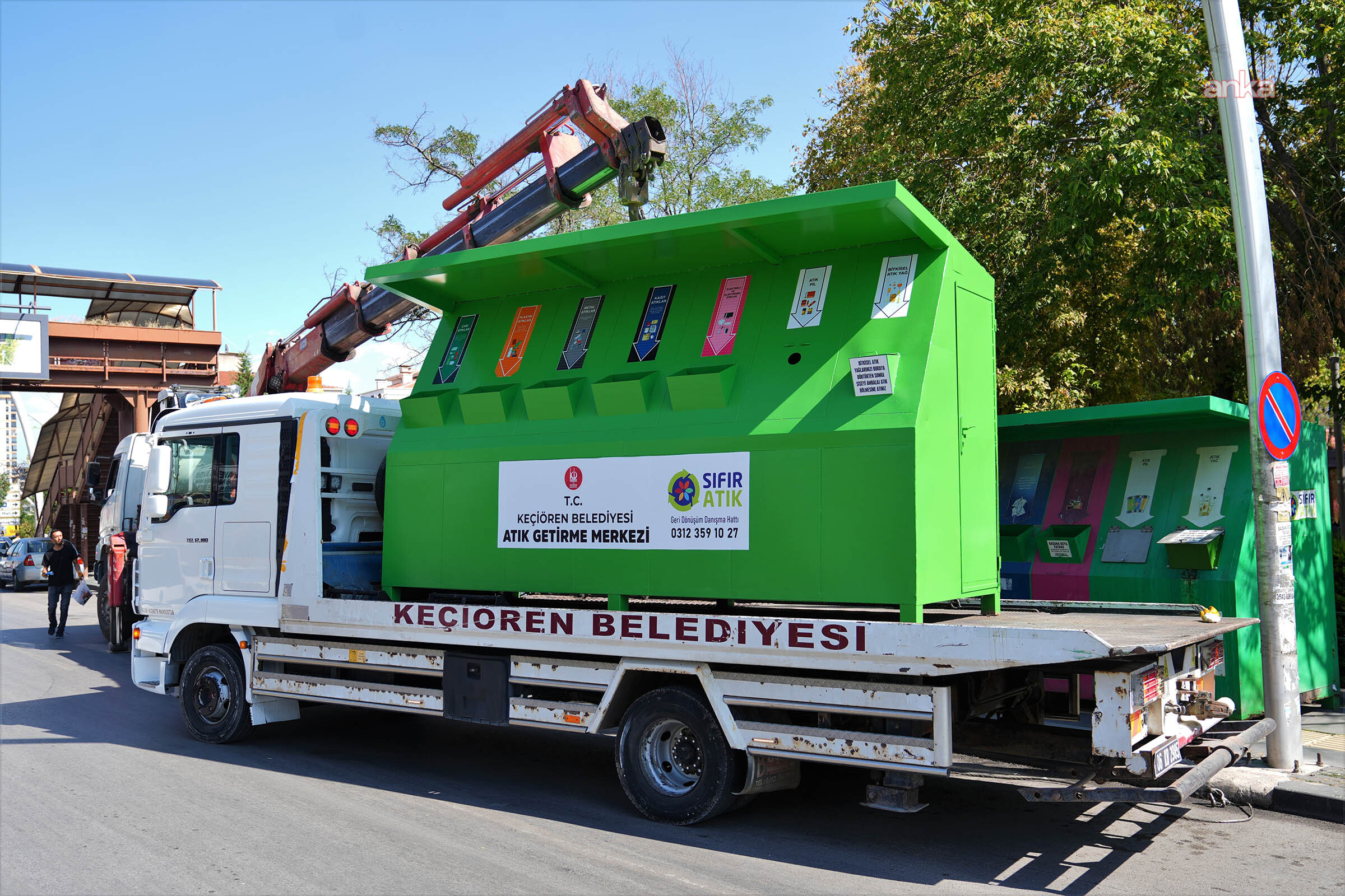 Keçiören’de "Mobil Atık Getirme Merkezleri" yenileniyor