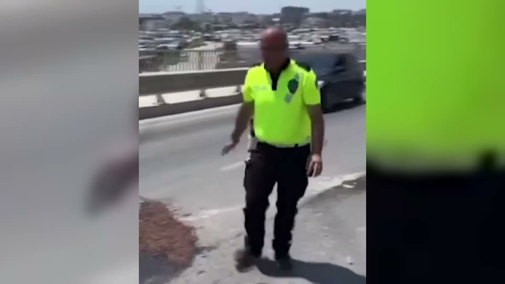Bakan Çiftçi'den, Hatay'da kazayı önlemek için çabalayan polise teşekkür