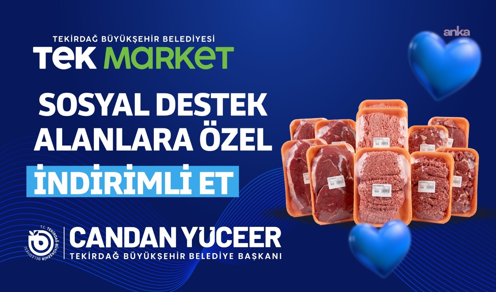 Tekirdağ Büyükşehir Belediyesi’nden sosyal destek alan vatandaşlara kırmızı ette ek indirim