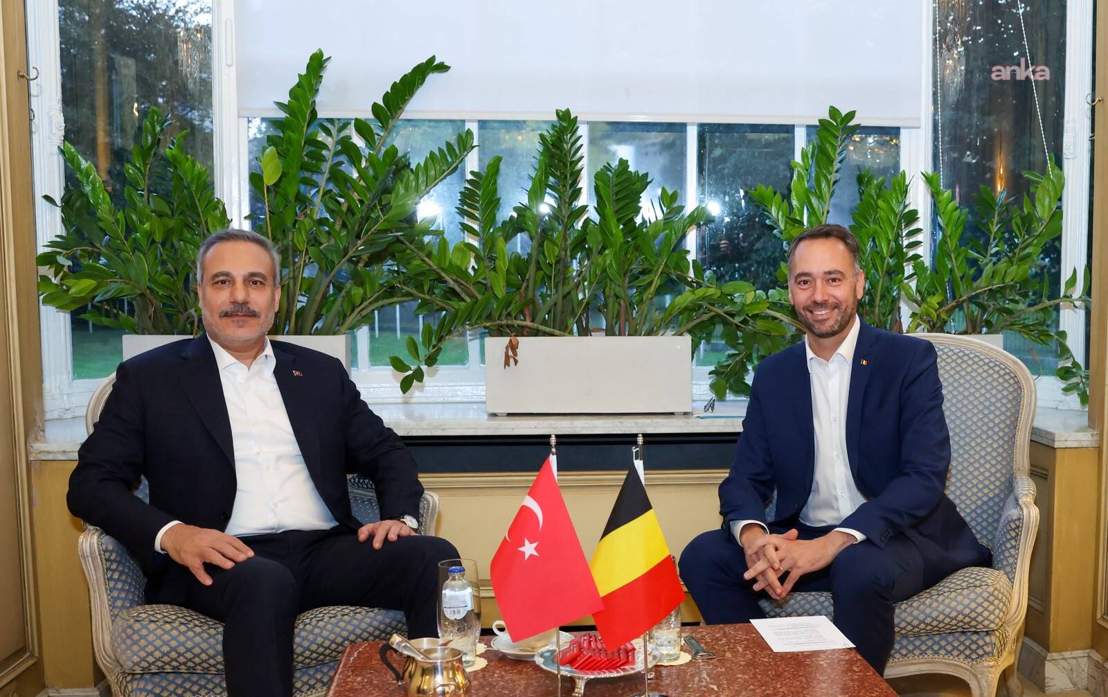 Dışişleri Bakanı Fidan, Belçika Dışişleri Bakanı Maxime Prevot ile görüştü