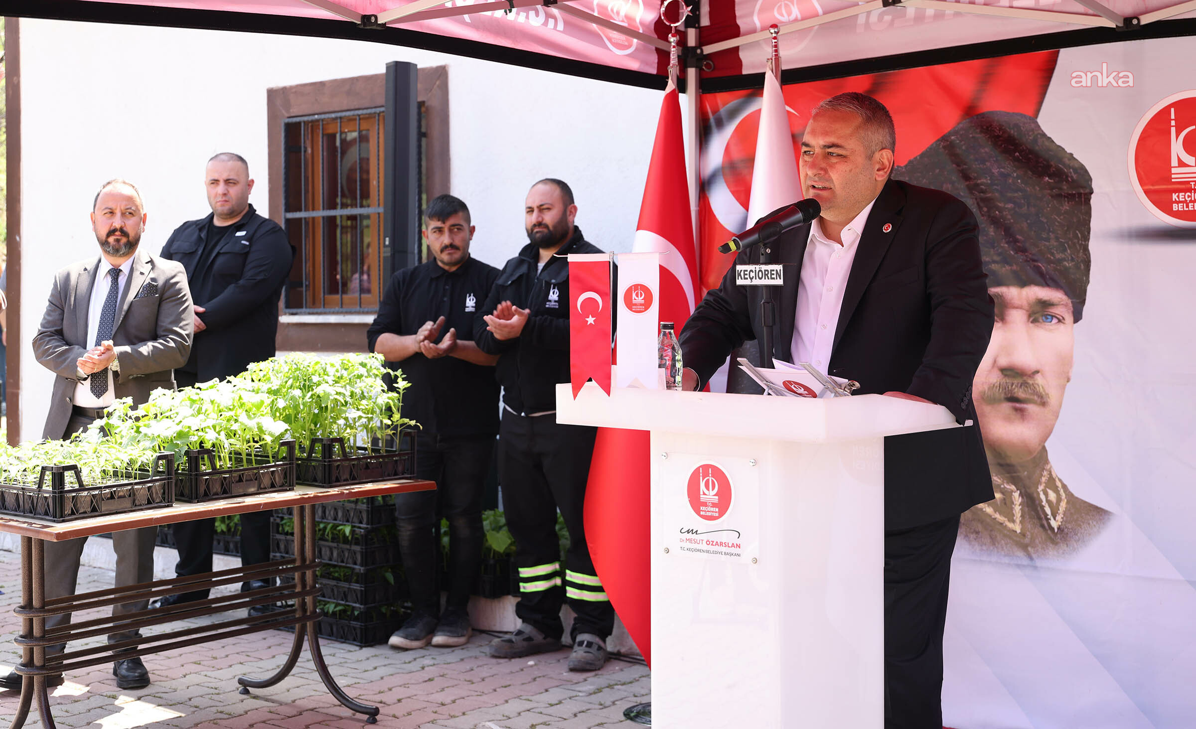 Keçiören Belediyesi'nden çiftçilere fide desteği