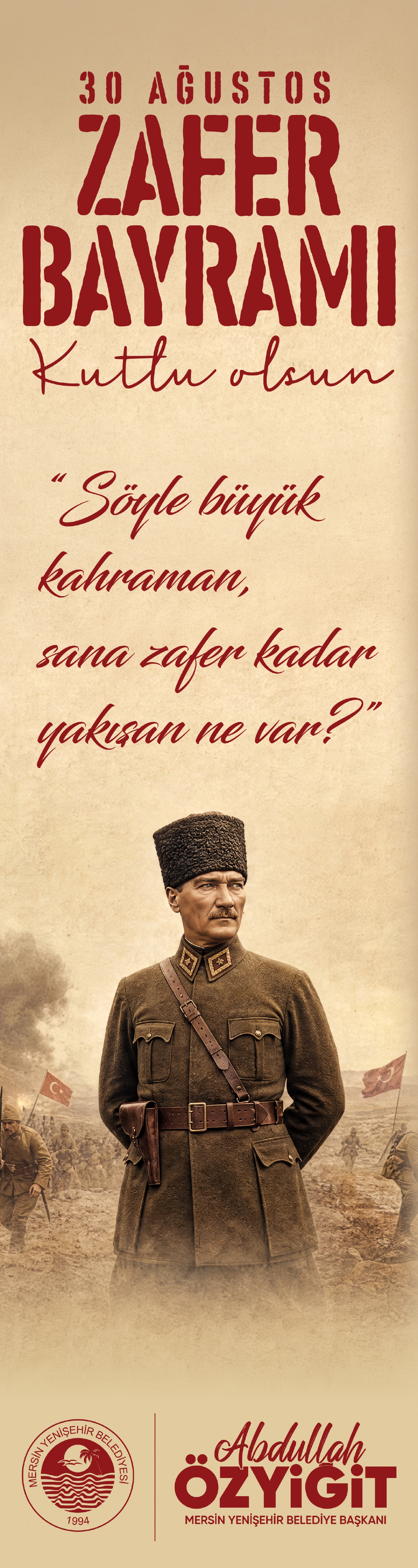30 Ağustos Zafer Bayramı Kutlu Olsun