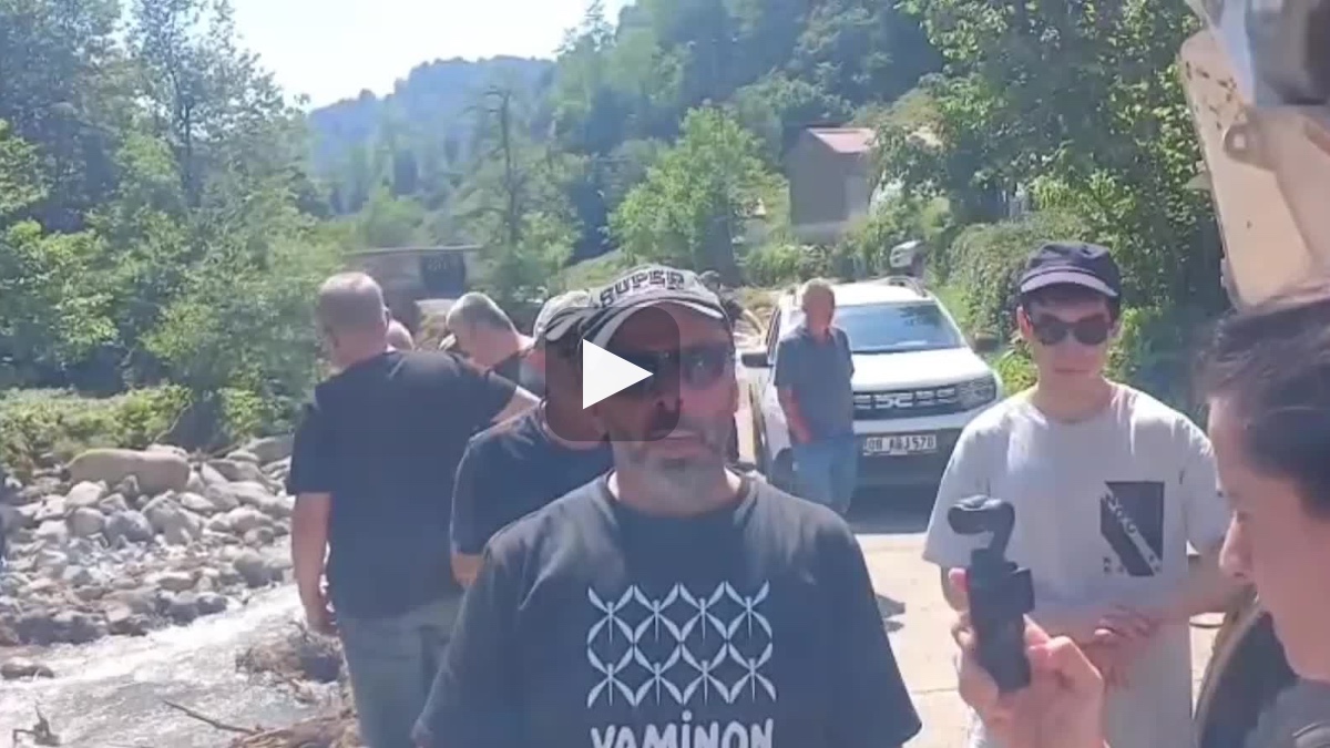 Arhavililer dere ıslahında beton değil, doğal taş istiyor