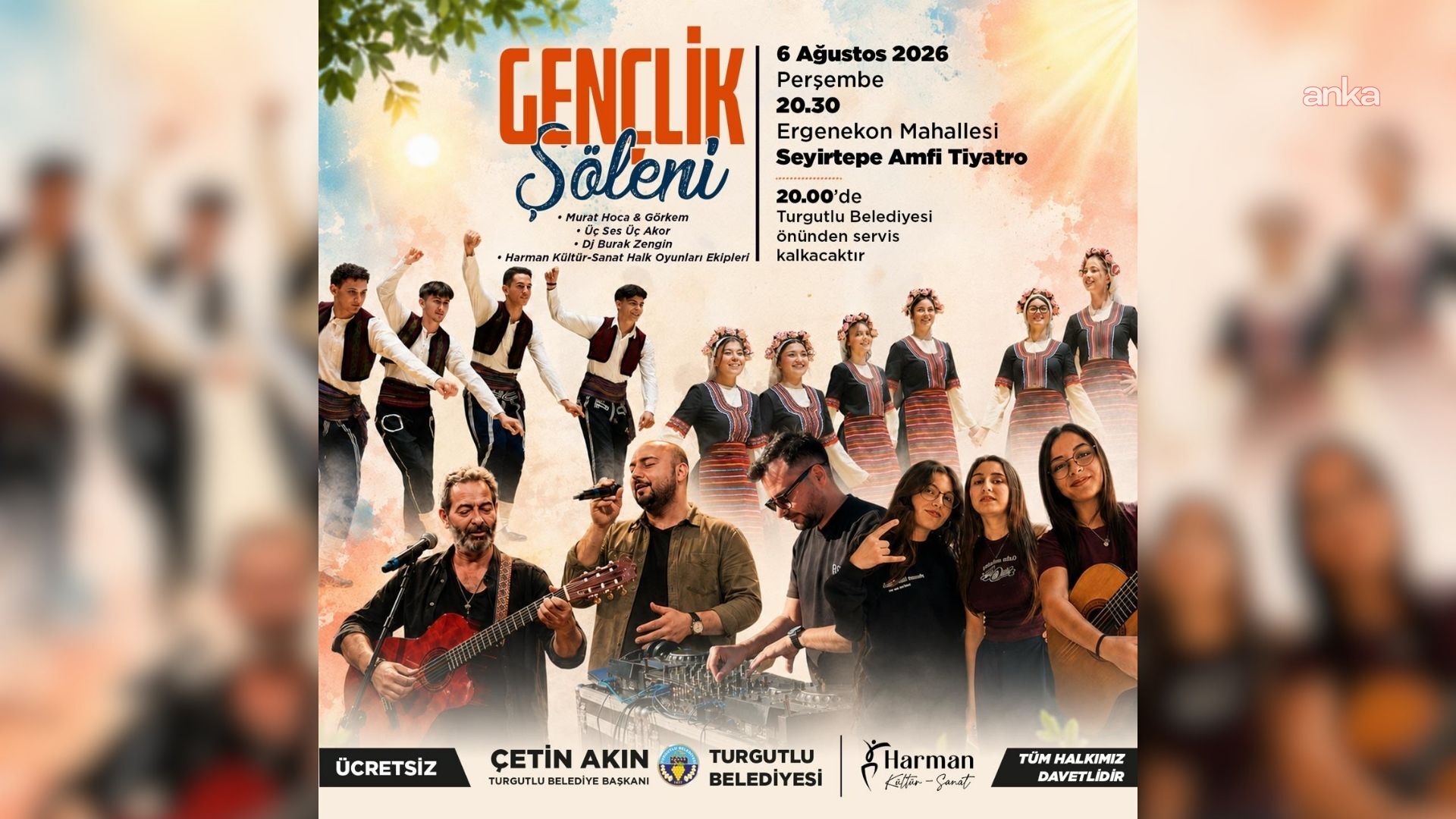 Turgutlu Belediyesi, "Gençlik Şöleni" düzenleyecek