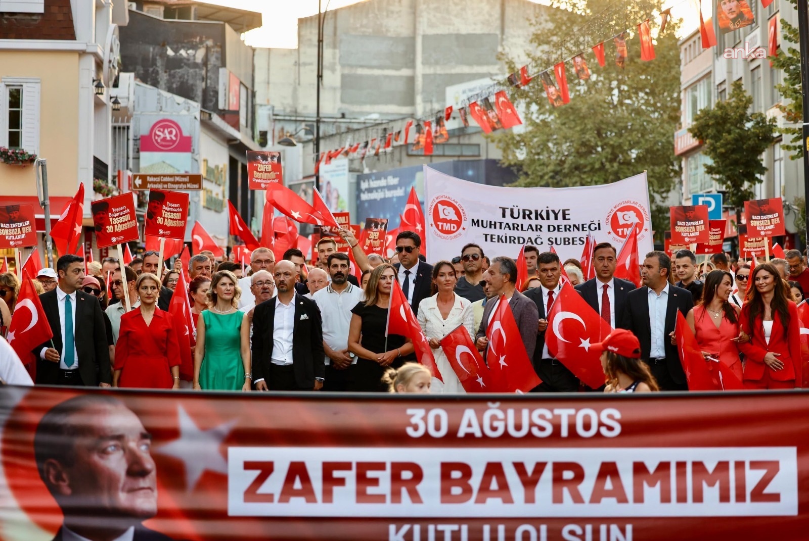Tekirdağlılar 30 Ağustos’ta bayram coşkusunu paylaştı