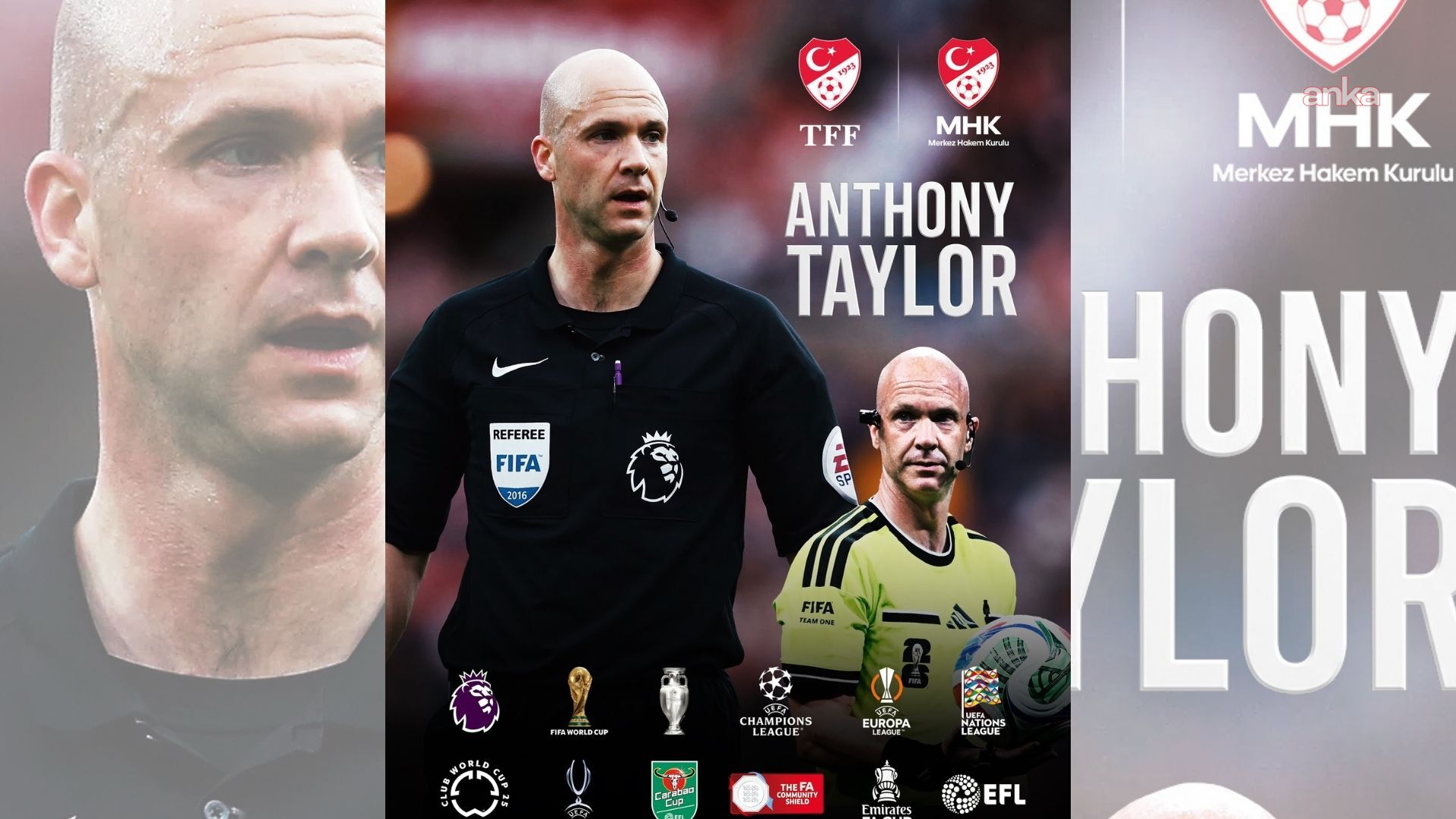 Anthony Taylor, MHK Elit Hakem Direktörü olarak görevine başladı