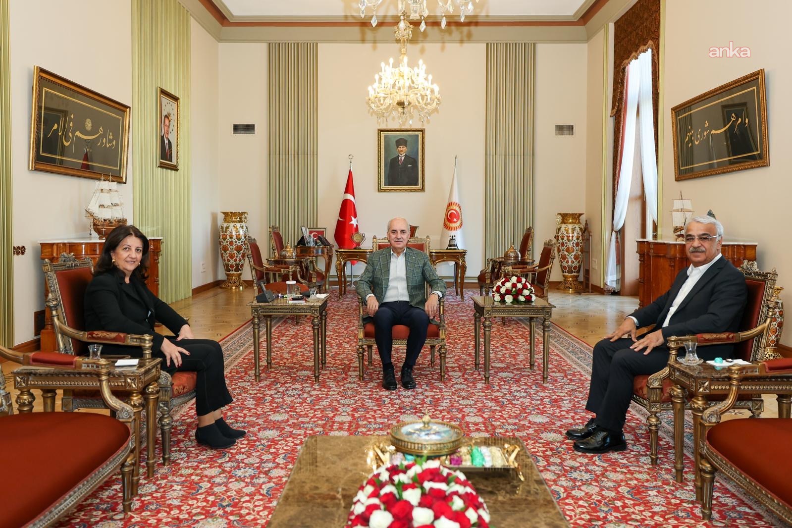 TBMM Başkanı Numan Kurtulmuş ile görüştü