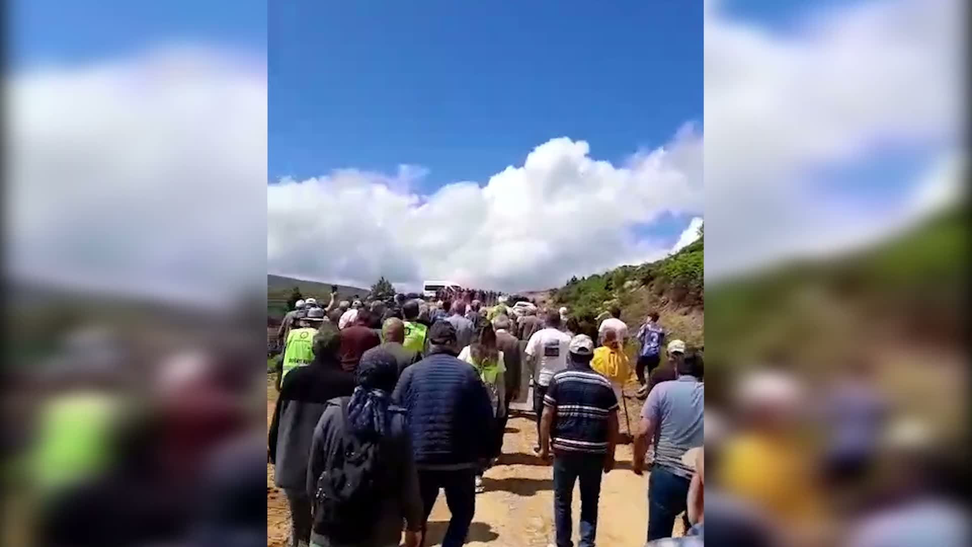 Maden karşıtı protestoların sürdüğü Korgan’da, iş makinaları Turnalık Yaylası'ndan götürüldü