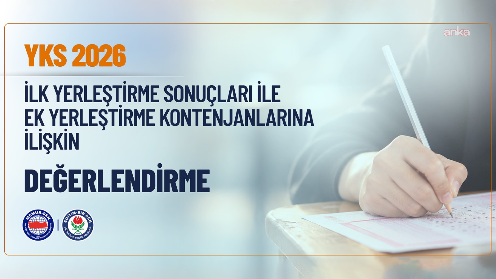 Eğitim-Bir-Sen: Devlet üniversitelerine yerleşen 30 binden fazla aday kayıt yaptırmadı