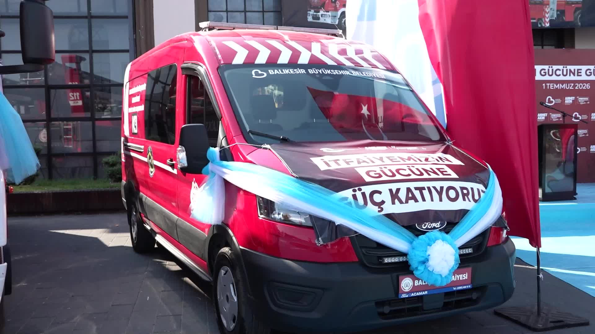 Balıkesir İtfaiyesi'nin araç filosu güçleniyor