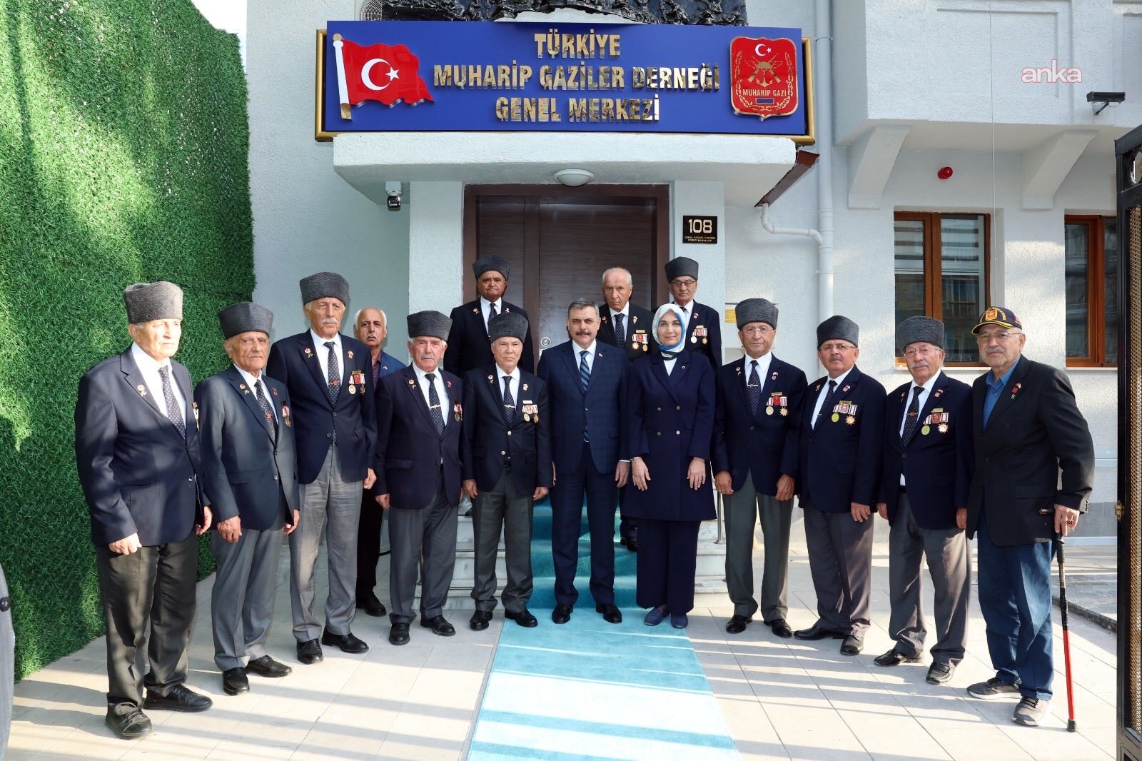 İçişleri Bakanı Mustafa Çiftçi, Türkiye Muharip Gaziler Derneği’ni ziyaret etti