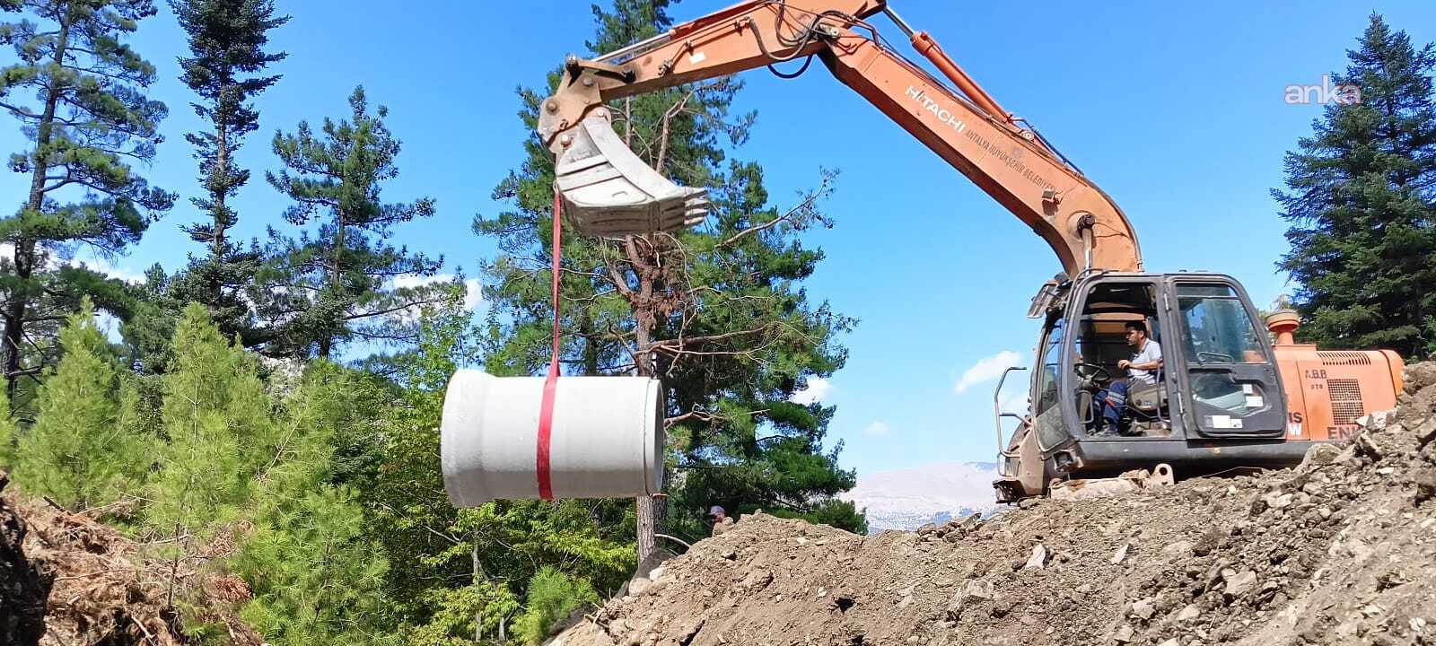 Antalya Büyükşehir Belediyesi’nden Alanya’nın kırsal mahalle yollarında bakım çalışması