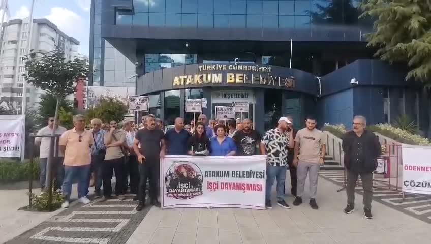Atakum’da belediye işçileri: 5 aydır maaş alamıyoruz, açlık grevi artık gündemimizdedir