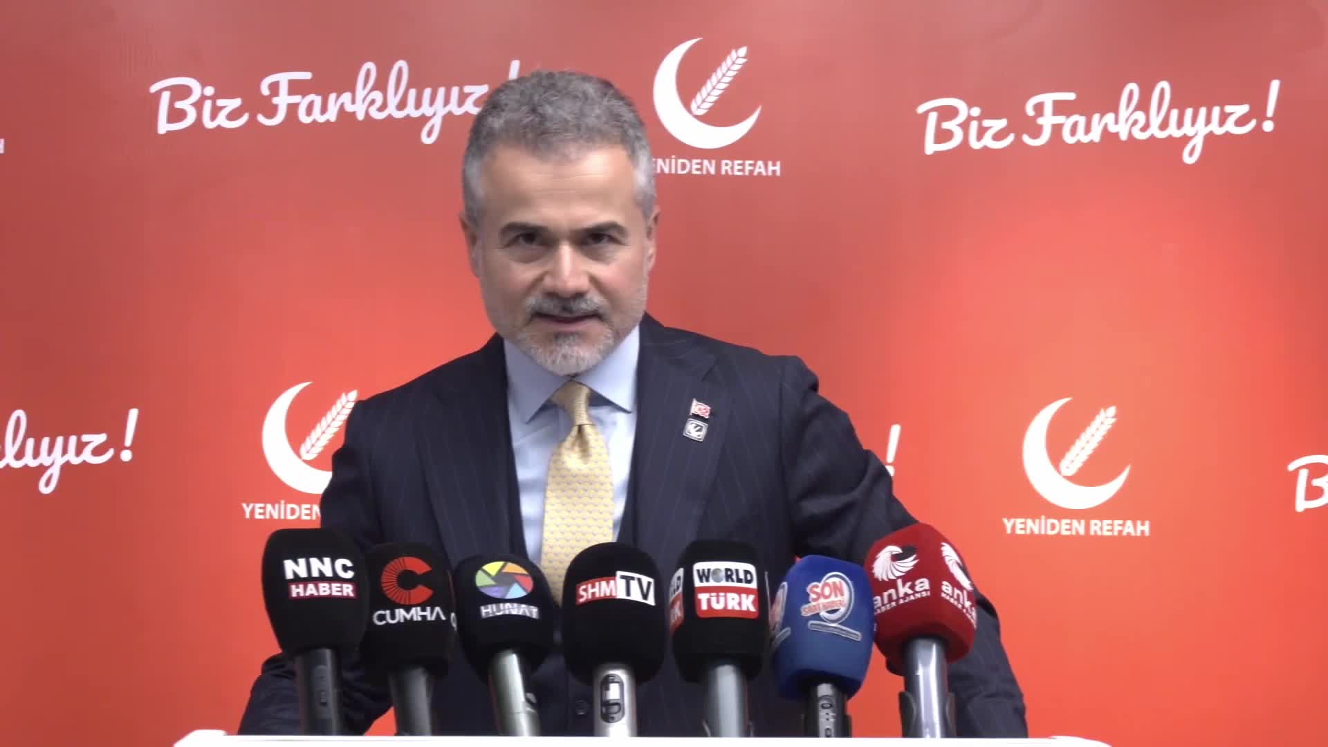 Yeniden Refah Sözcüsü Kılıç: "Cumhurbaşkanlığı seçimlerinde iki turda da adayımız Genel Başkanımız Fatih Erbakan'dır"
