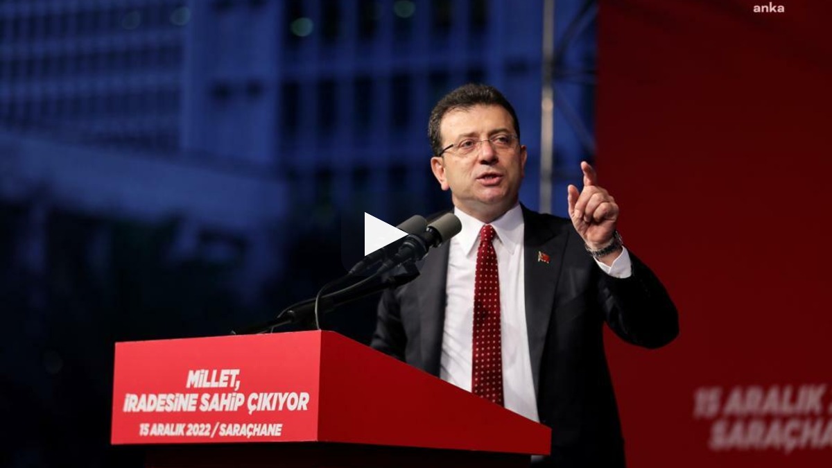 İmamoğlu: "Hanedan devleti kurmaya çalışıyorlar... Kaybedecekler"