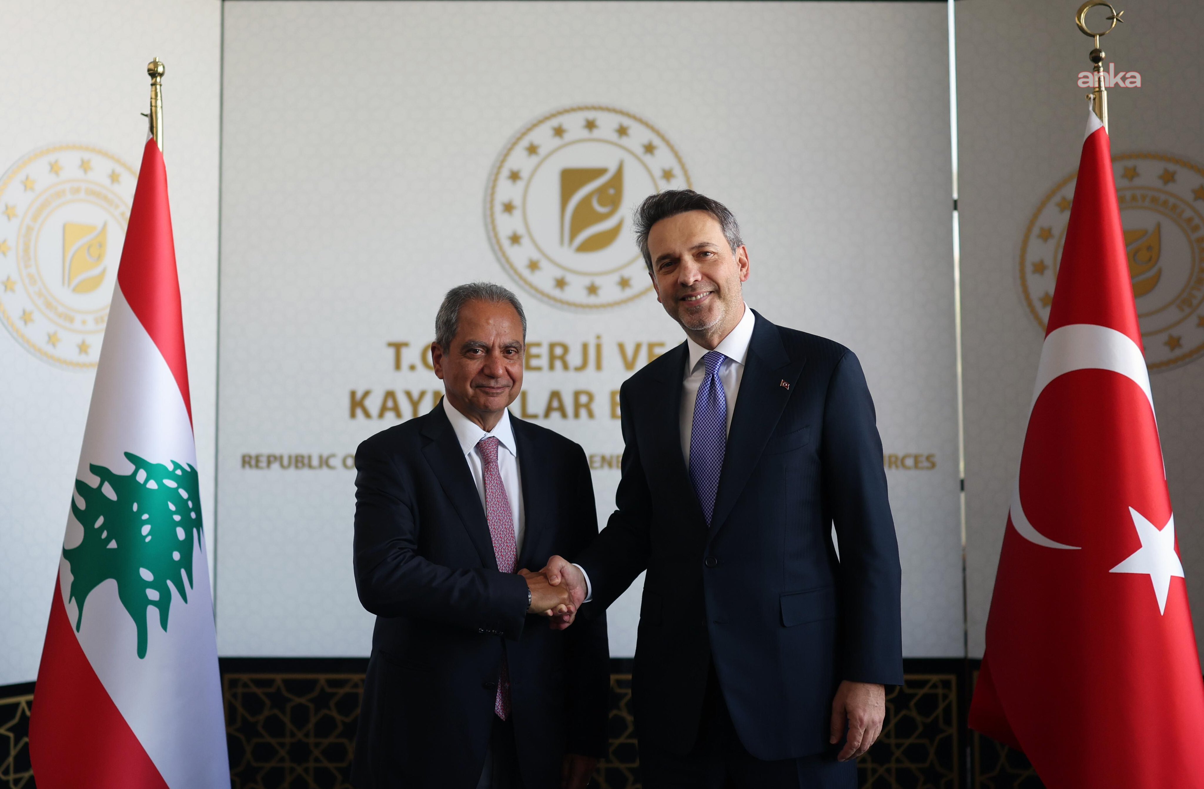 Bakan Bayraktar, Lübnan Enerji ve Su Bakanı Saddi ile görüştü